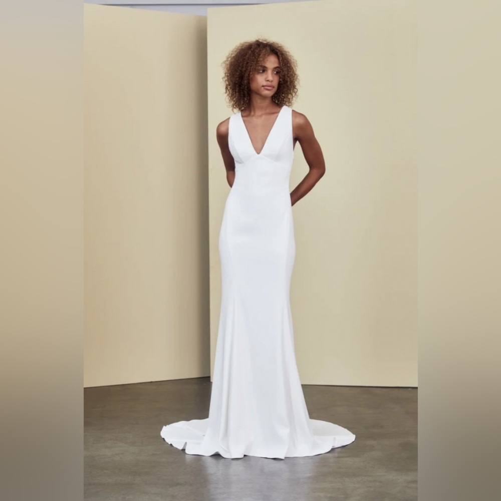 NWT Amsale Donna Wedding Dress - Never Worn (Kleinfeld Bridal) - Size 8 (US 6)